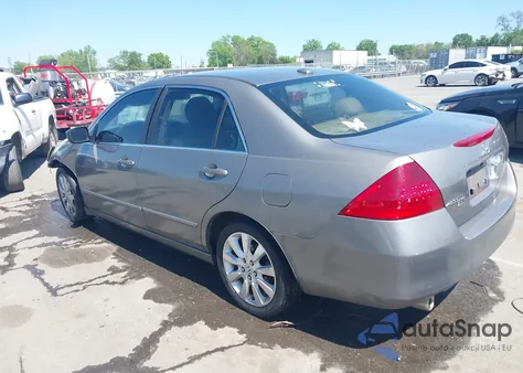 2007 Honda Accord 3.0 Ex из США, поврежденный, VIN 1HGCM66577A081558